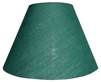 lampeskærm 20x31x50 TNF grøn hør med låg